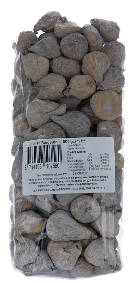 Boerjan Berg Vijgen (1000 gr)