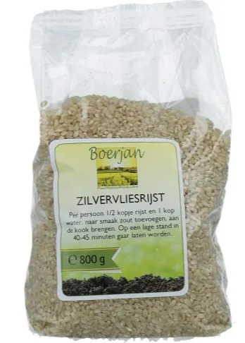 Boerjan Zilvervliesrijst (800 gr)