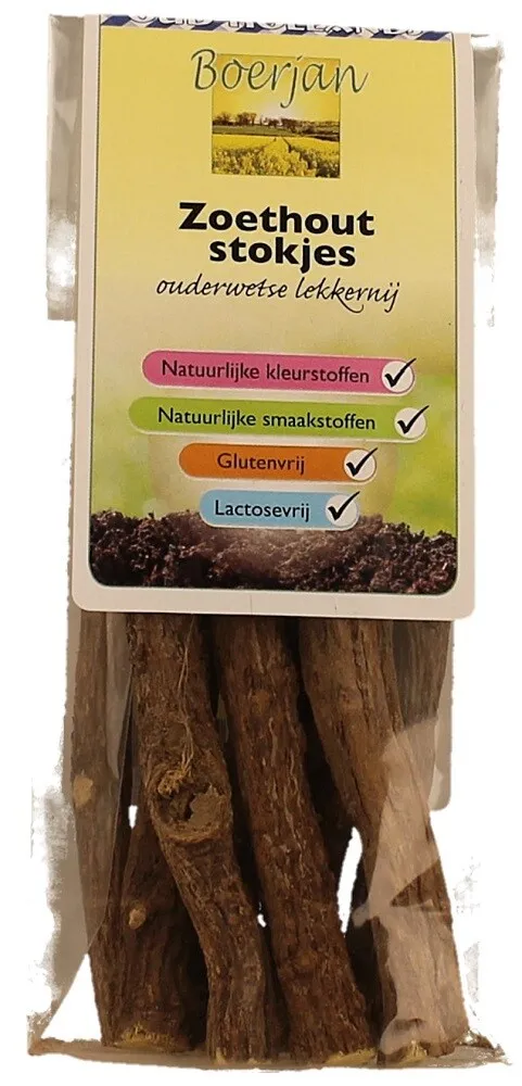 Boerjan Zoethoutstokjes (8 stuks)