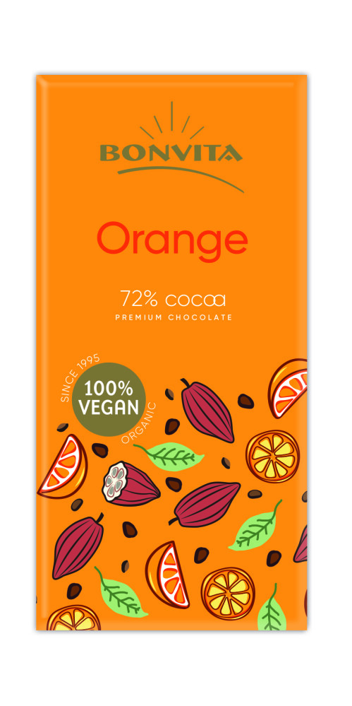 Bonvita Premium Dark Chocolate Orange (100 gr)