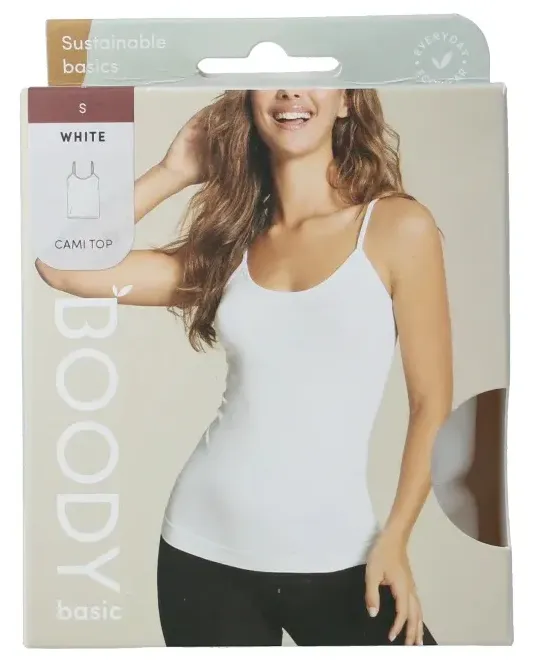Boody Cami Top Wit S (1 stuk)