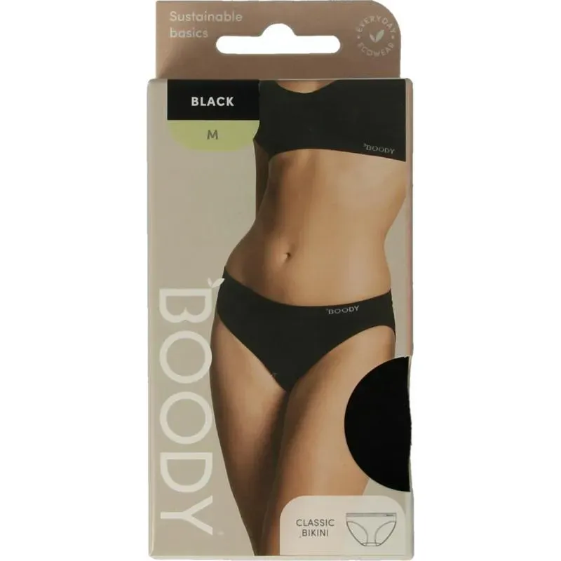 Boody Classic Bikinislip Zwart M (1 stuk)