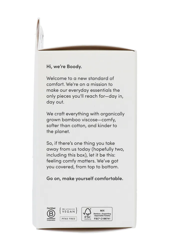 Boody Damestop Lange Mouw Wit S (1 stuk) - image 3