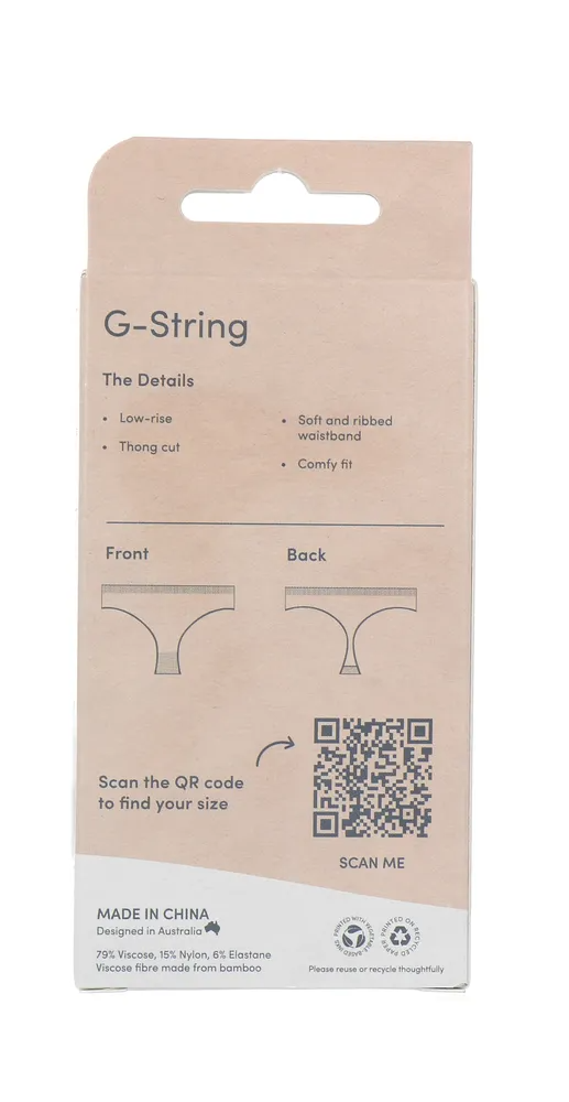 Boody G-string Blush L (1 stuk)