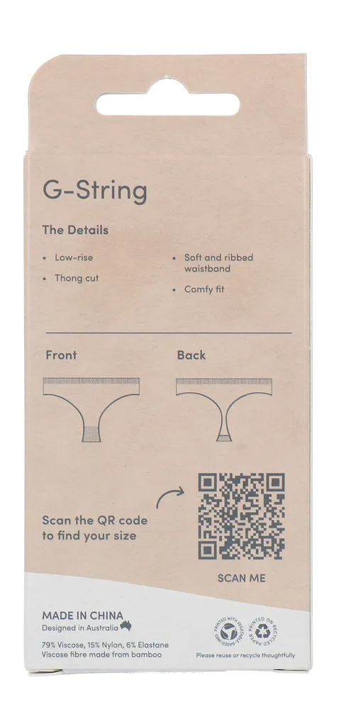 Boody G-string Blush S (1 stuk) - image 2