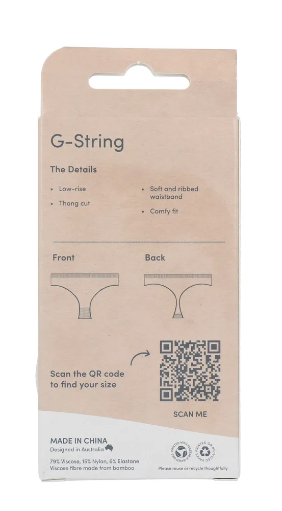 Boody G-string Blush XL (1 stuk)