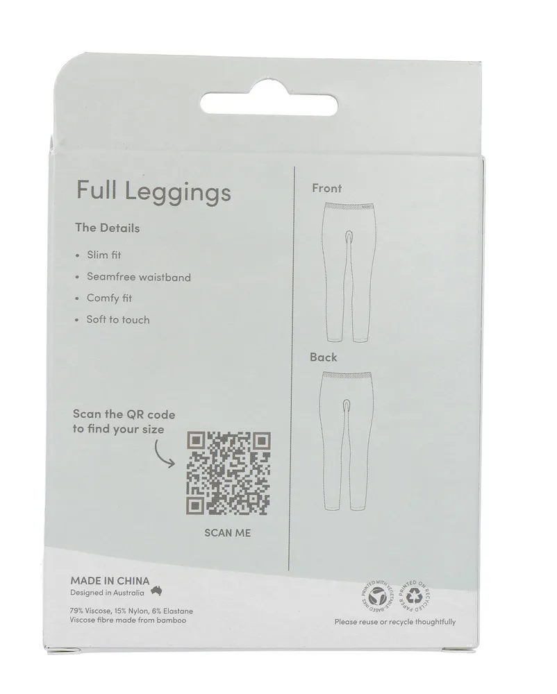 Boody Leggings Enkel Zwart L (1 stuk) - image 10