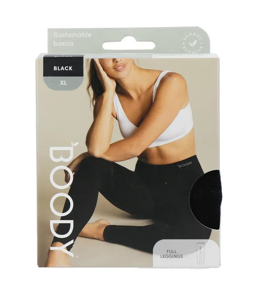 Boody Leggings Enkel Zwart XL (1 stuk)