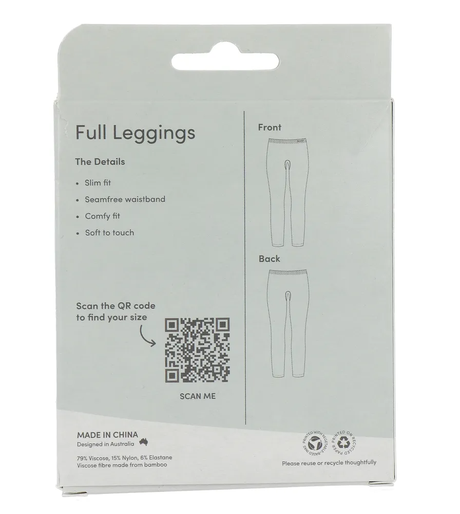 Boody Leggings Enkel Zwart XL (1 stuk) - image 8