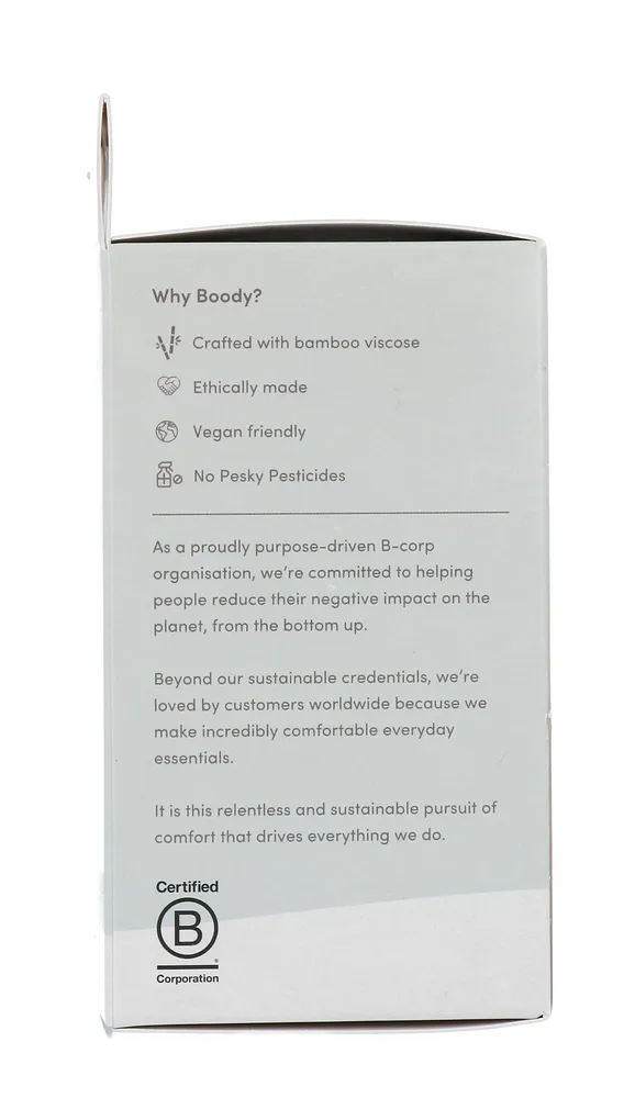 Boody Leggings Enkel Zwart S (1 stuk)