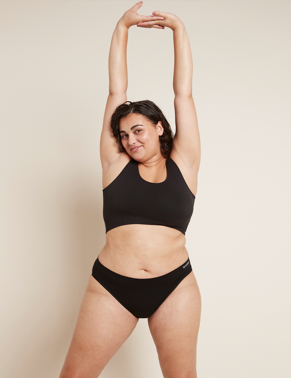 Boody Menstruatieondergoed Bikinislip Zwart Normaal/hevig Maat L (1 stuk) - image 3