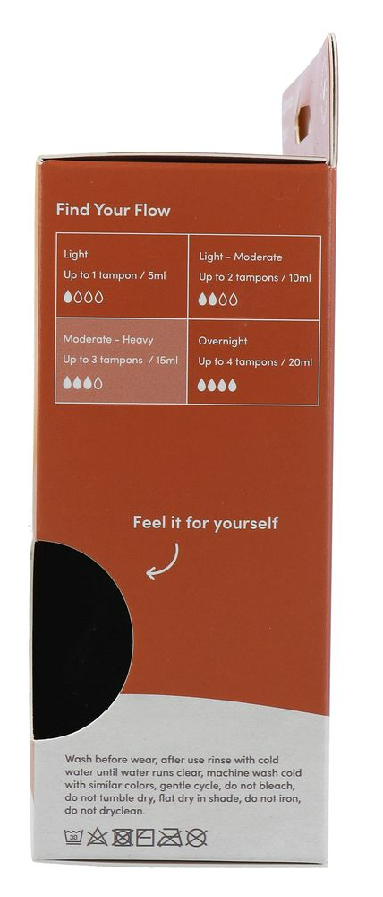 Boody Menstruatieondergoed Bikinislip Zwart Normaal/hevig Maat S (1 stuk) - image 8