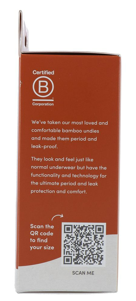 Boody Menstruatieondergoed Bikinislip Zwart Normaal/hevig Maat XL (1 stuk) - image 7