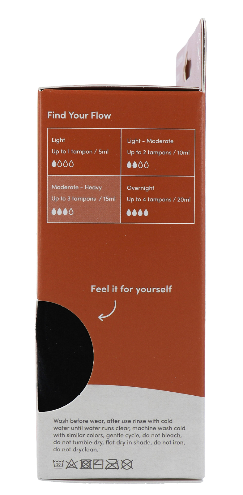 Boody Menstruatieondergoed Bikinislip Zwart Normaal/hevig Maat Xs (1 stuk) - image 7