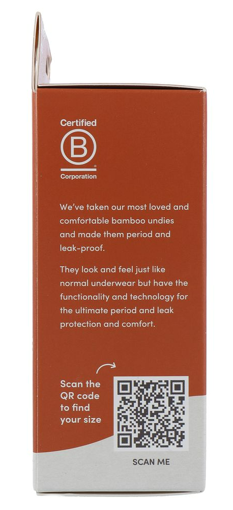 Boody Menstruatieondergoed Bikinislip Zwart Licht / Normaal Maat L (1 stuk) - image 7