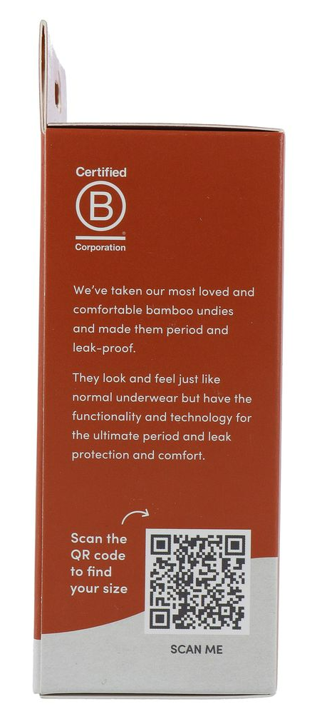 Boody Menstruatieondergoed Bikinislip Zwart Licht / Normaal Maat S (1 stuk) - image 7