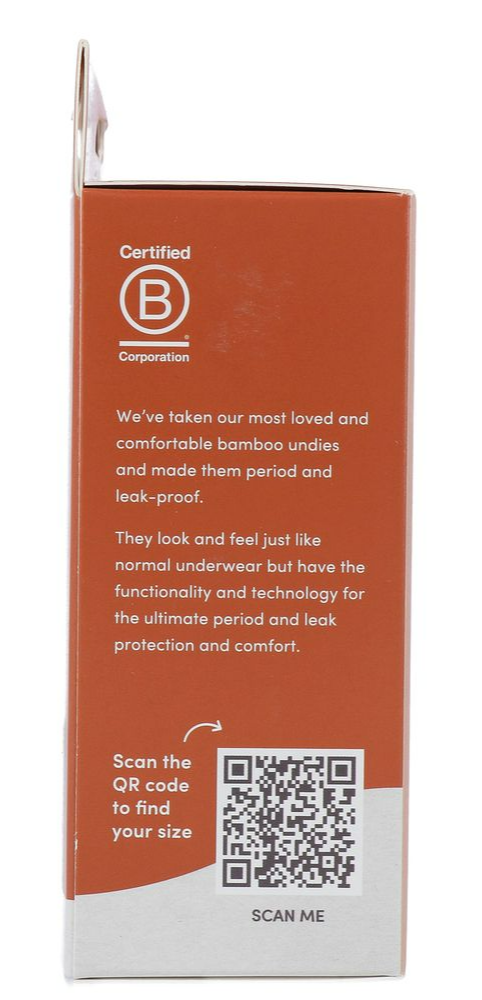 Boody Menstruatieondergoed Bikinislip Zwart Licht / Normaal Maat XL (1 stuk) - image 7