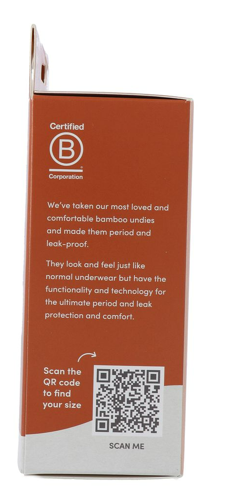 Boody Menstruatieondergoed Bikinislip Zwart Licht / Normaal Maat Xs (1 stuk) - image 7