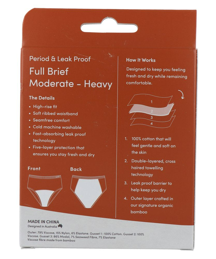 Boody Menstruatieondergoed Tailleslip Zwart Normaal/hevig Maat L (1 stuk) - image 6