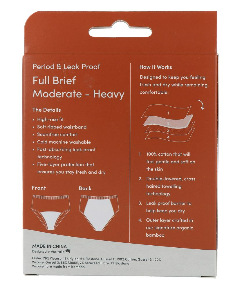 Boody Menstruatieondergoed Tailleslip Zwart Normaal/hevig Maat M (1 stuk) - image 6