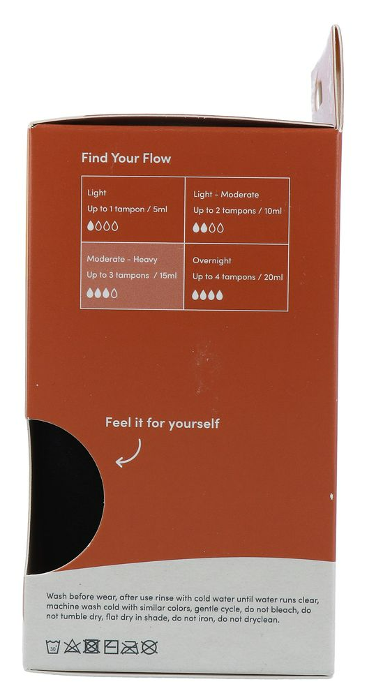 Boody Menstruatieondergoed Tailleslip Zwart Normaal/hevig Maat M (1 stuk) - image 8