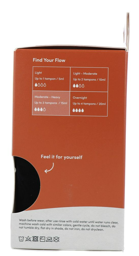 Boody Menstruatieondergoed Tailleslip Zwart Normaal/hevig Maat XL (1 stuk) - image 8