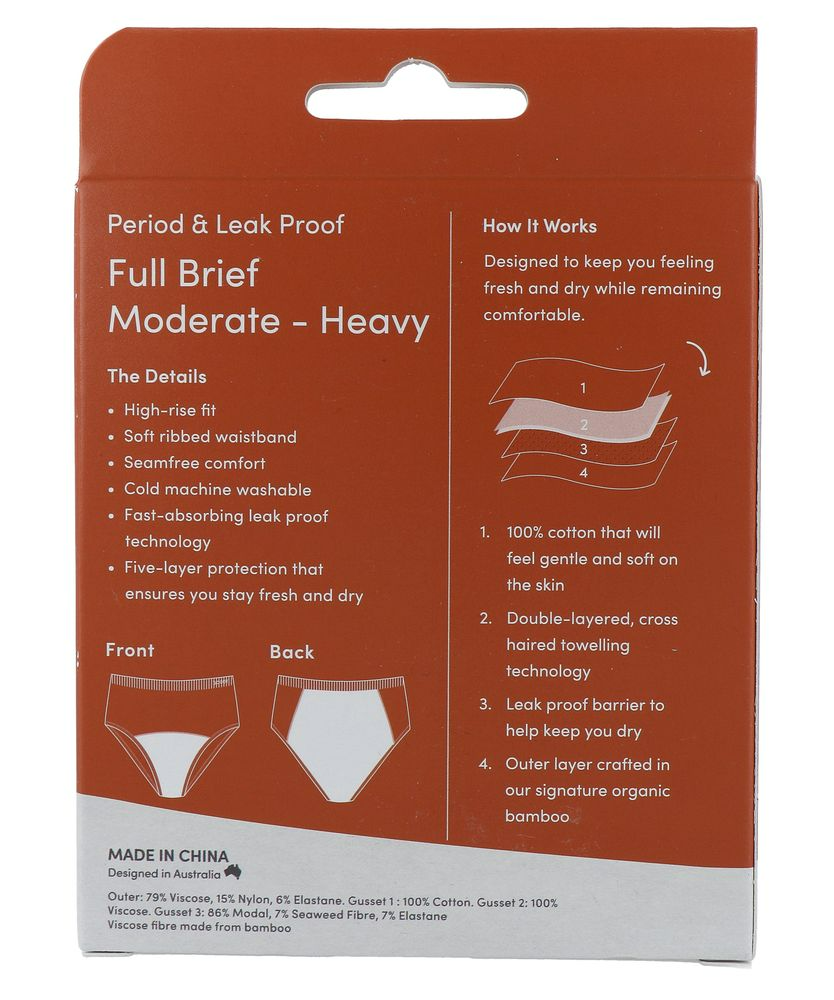 Boody Menstruatieondergoed Tailleslip Zwart Normaal/hevig Maat Xs (1 stuk) - image 6