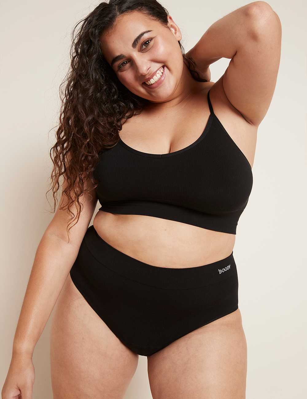 Boody Menstruatieondergoed Tailleslip Zwart Licht/normaal Maat L (1 stuk) - image 4