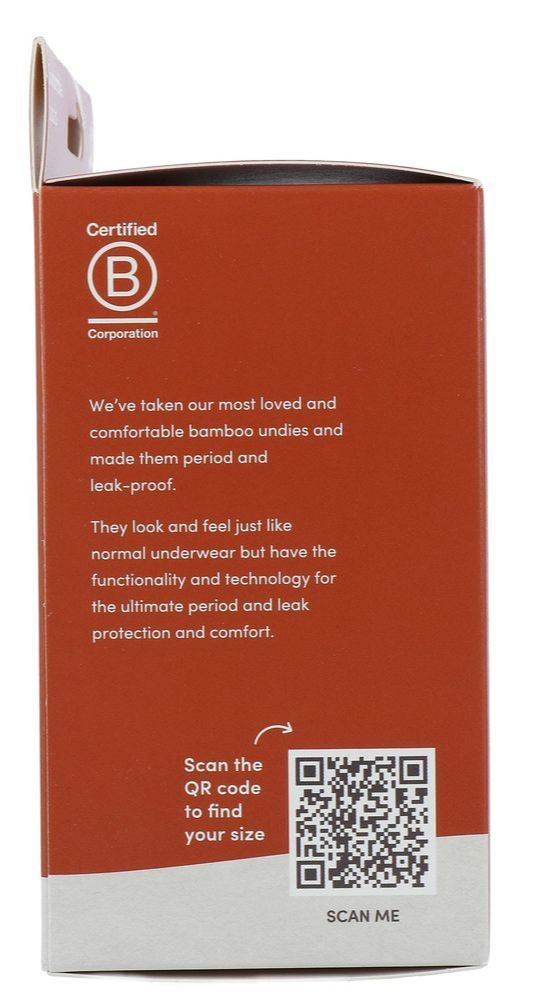 Boody Menstruatieondergoed Tailleslip Zwart Licht/normaal Maat L (1 stuk) - image 7