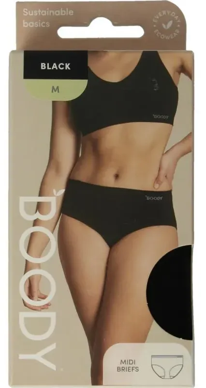 Boody Midi Heupslip Zwart M (1 stuk)