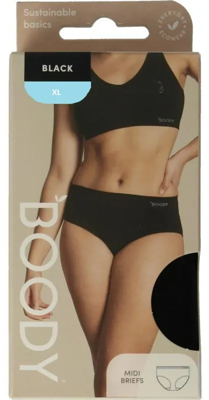 Boody Midi Heupslip Zwart XL (1 stuk)