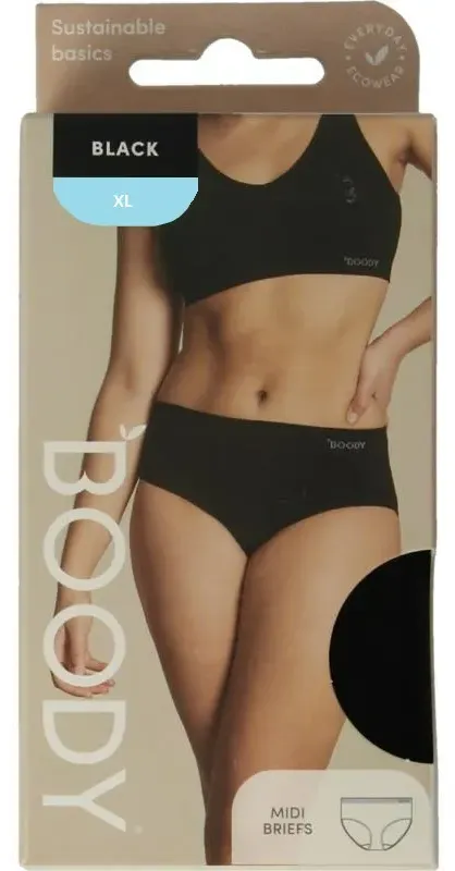 Boody Midi Heupslip Zwart XL (1 stuk)