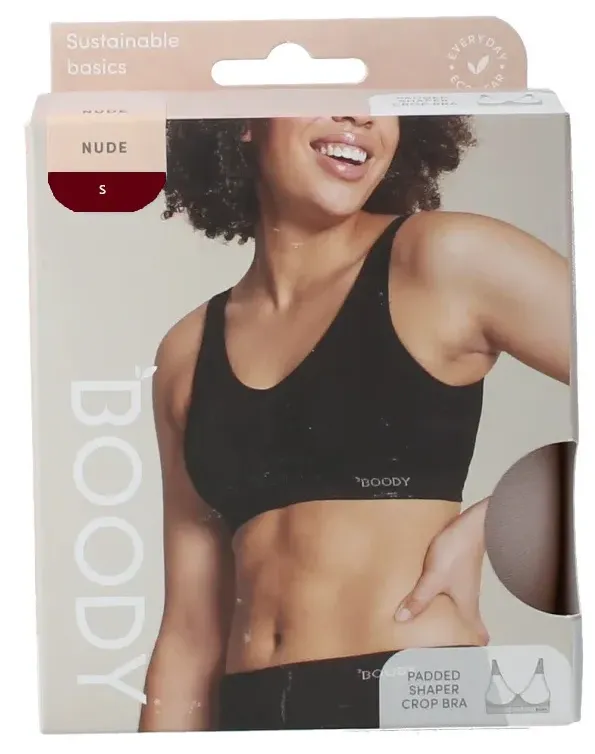Boody Padded Shaper Crop Bra Nude S (1 stuk)