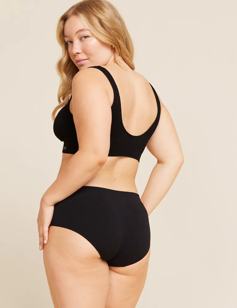 Boody Padded Shaper Crop Bra Zwart XL (1 stuk)