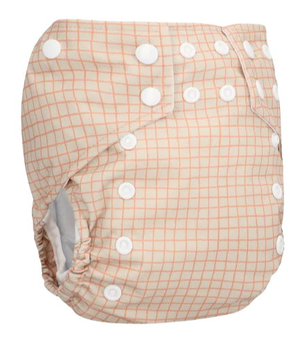 Bumbuns Easy Herbruikbare Luier Tiles Almond Drukknopen (1 stuk)