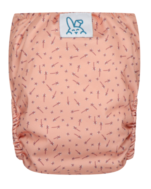 Bumbuns Easy Herbruikbare Luier Dandelion Apricot Klittenband (1 stuk)