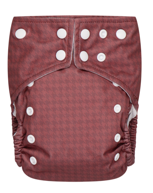 Bumbuns Easy Herbruikbare Luier Classic Mahogany Drukknopen (1 stuk)