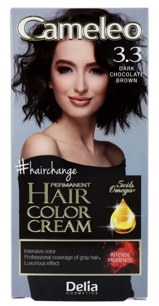 Cameleo Hair Color Cream 3.3 Dark Chocolat Brown (1 stuk)