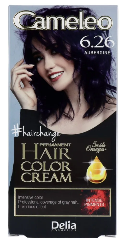 Cameleo Hair Color Cream 6.26 Aubergine (1 stuk)