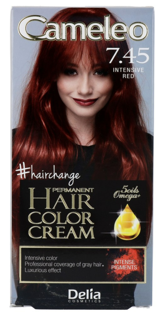 Cameleo Hair Color Cream 7.45 Intensive Red (1 stuk)