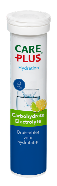 Care Plus Carbohydrate Electrolyte Bruistablet Lemon (20 stuks)