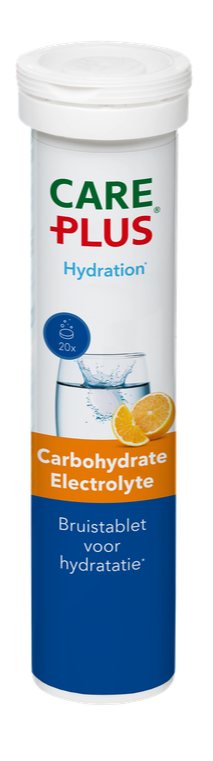Care Plus Carbohydrate Electrolyte Bruistablet Orange (20 stuks)
