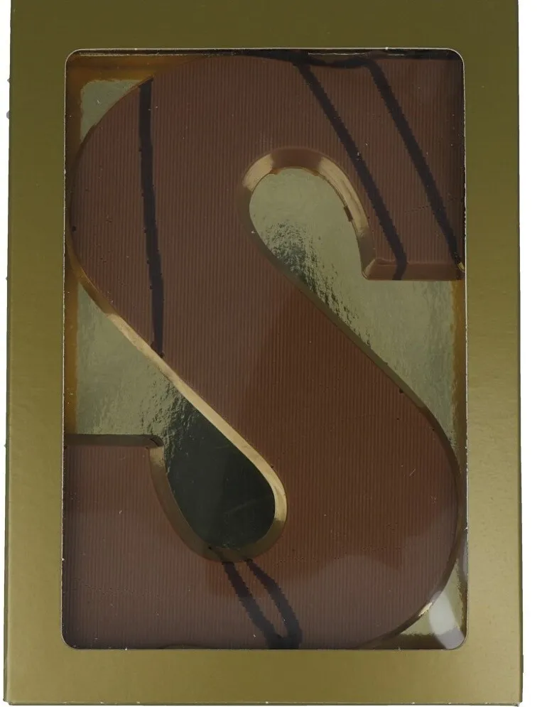 Caringe Sint Letter S Melk XL (200 gr)