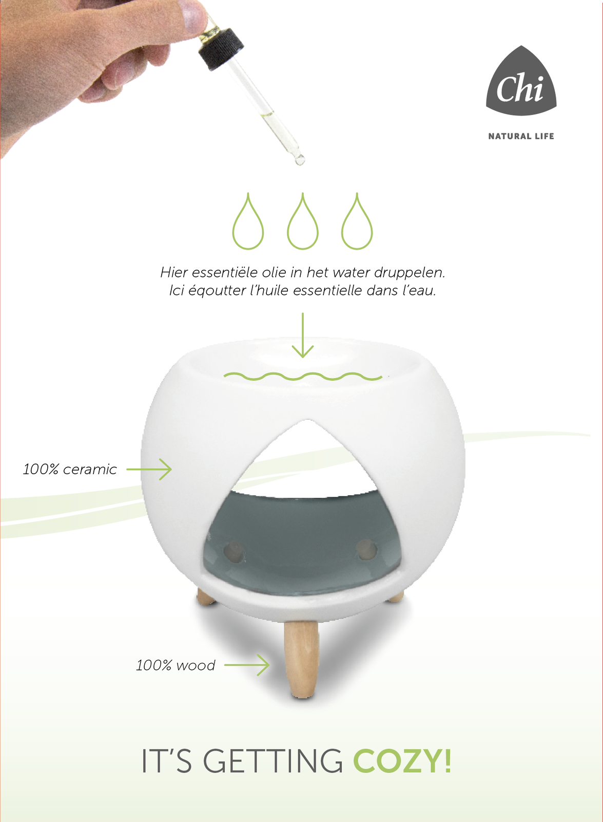 Chi Natural Life Cozy Aroma Burner (1 stuk) - image 3