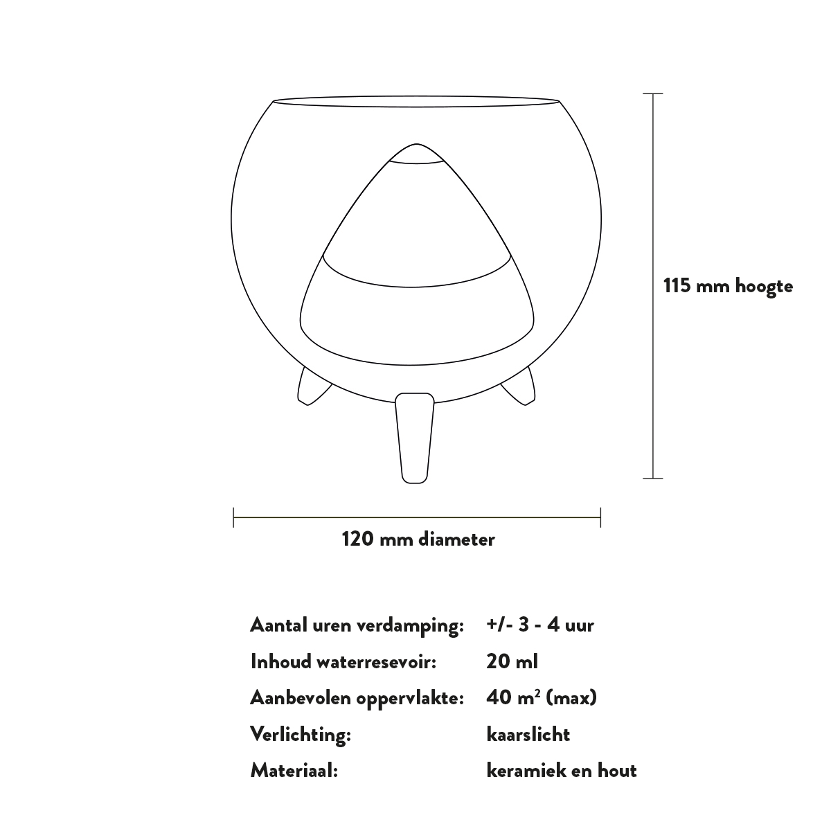 Chi Natural Life Cozy Aroma Burner (1 stuk) - image 4