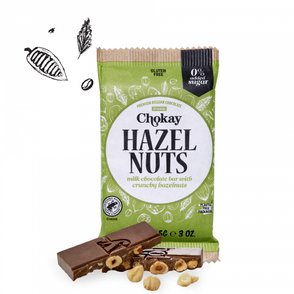 Chokay Melkchocolade Hazelnoot (85 gr)