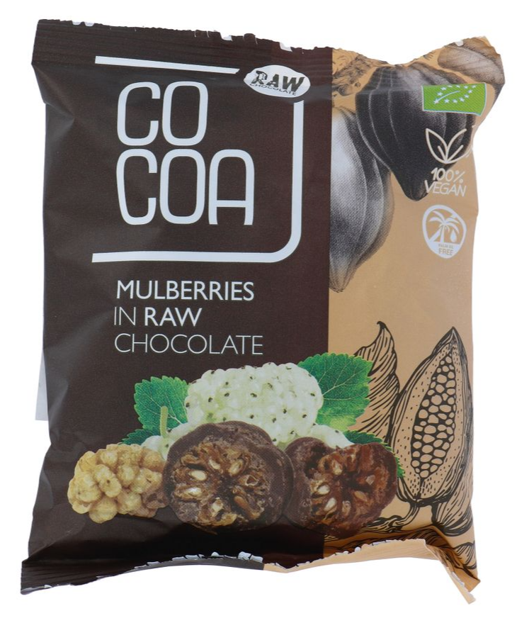 Cocoa Chocolade Moerbeien (70 gr)