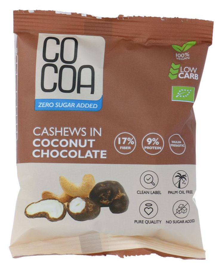 Cocoa Coconut Chocolate Cashews (70 gr)