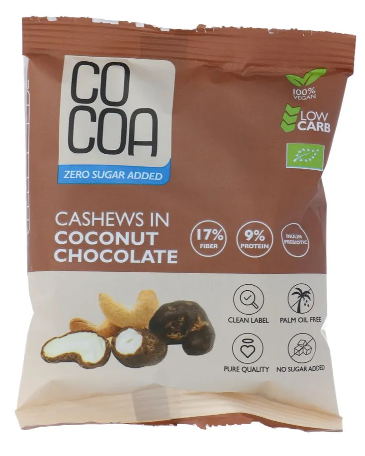 Cocoa Coconut Chocolate Cashews (70 gr)