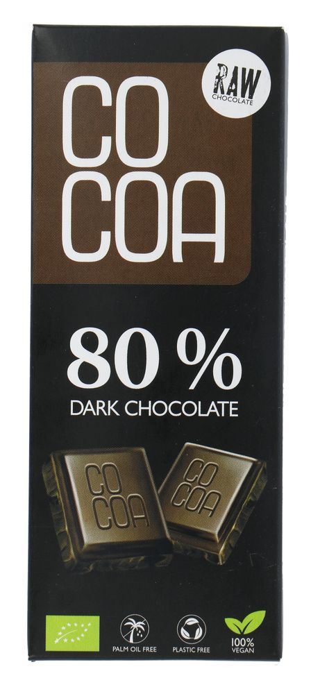 Cocoa 80% Dark Chocolate Reep (40 gr)